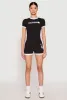 California Short Sleeve Crop Top sold by Rainbow