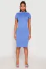 Soft Knit Mock Neck Dress sold by Rainbow