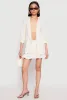 Crepe Knit Quarter Tabbed Sleeve Blazer sold by Rainbow