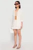 Crepe Knit Quarter Tabbed Sleeve Blazer sold by Rainbow