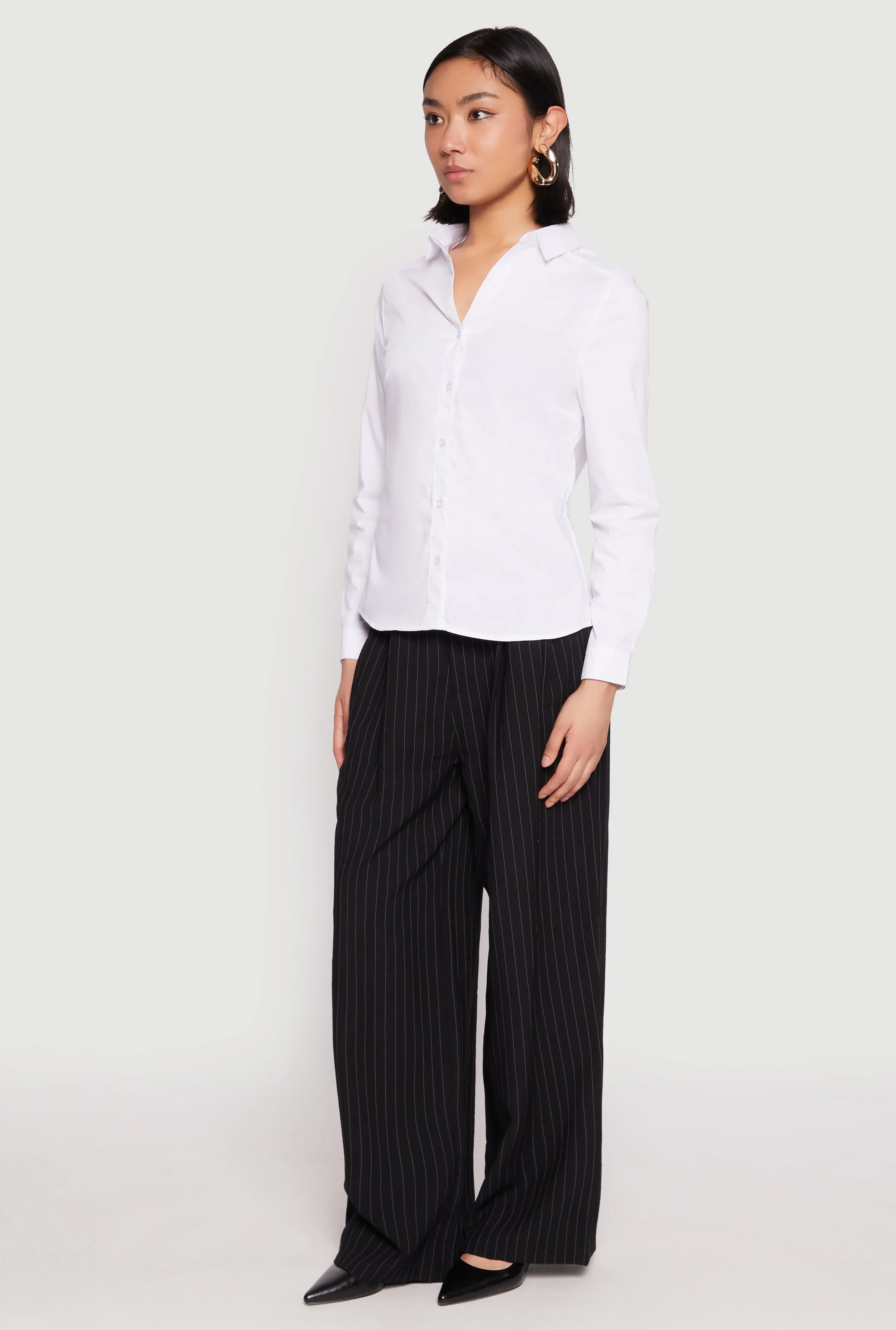 Basic Poplin Button Down Shirt sold by Rainbow product image thumbnail 3