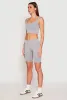 Seamless Ribbed Knit Tank Top and Biker Shorts sold by Rainbow