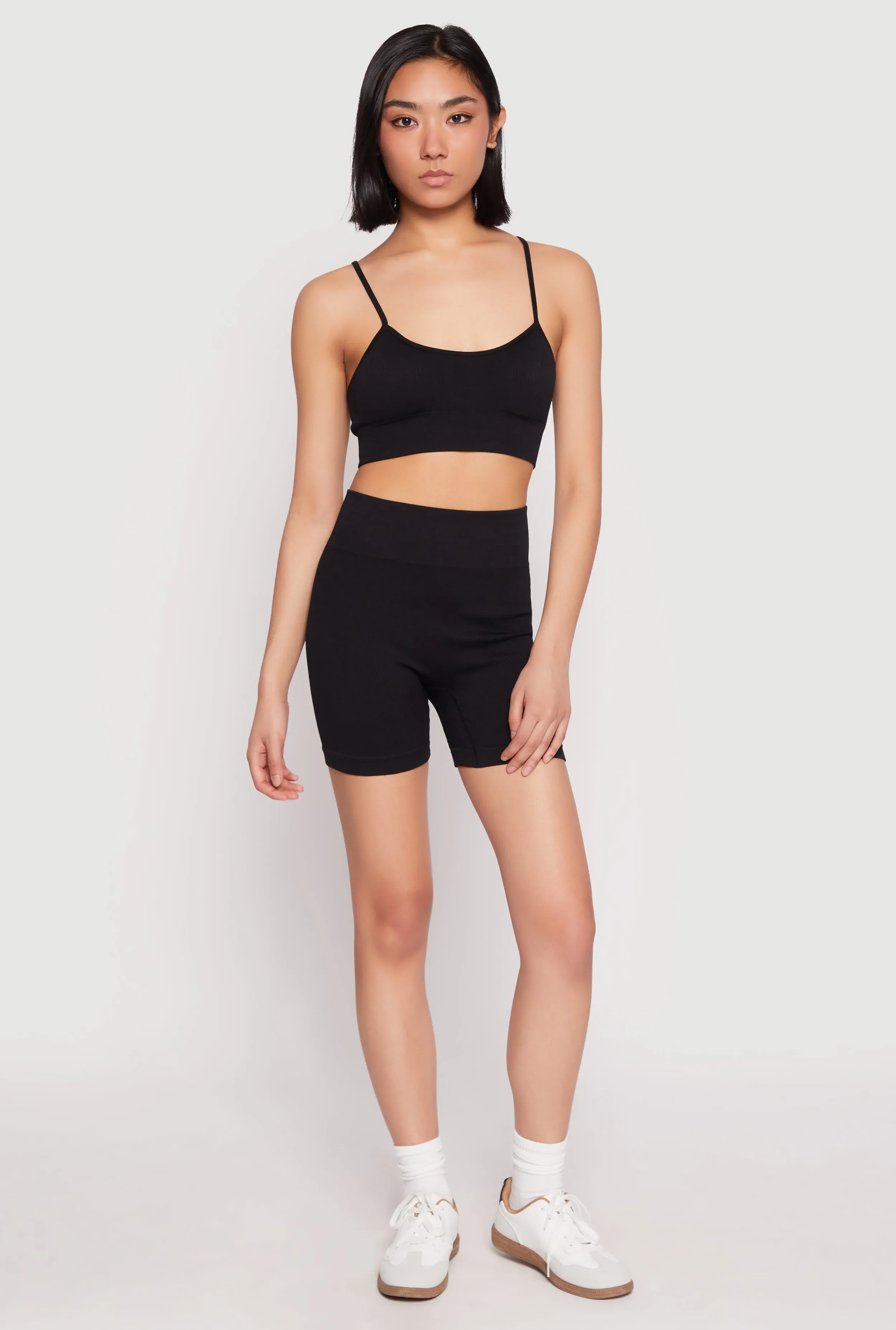 Seamless High Waist Biker Shorts sold by Rainbow product image thumbnail 2