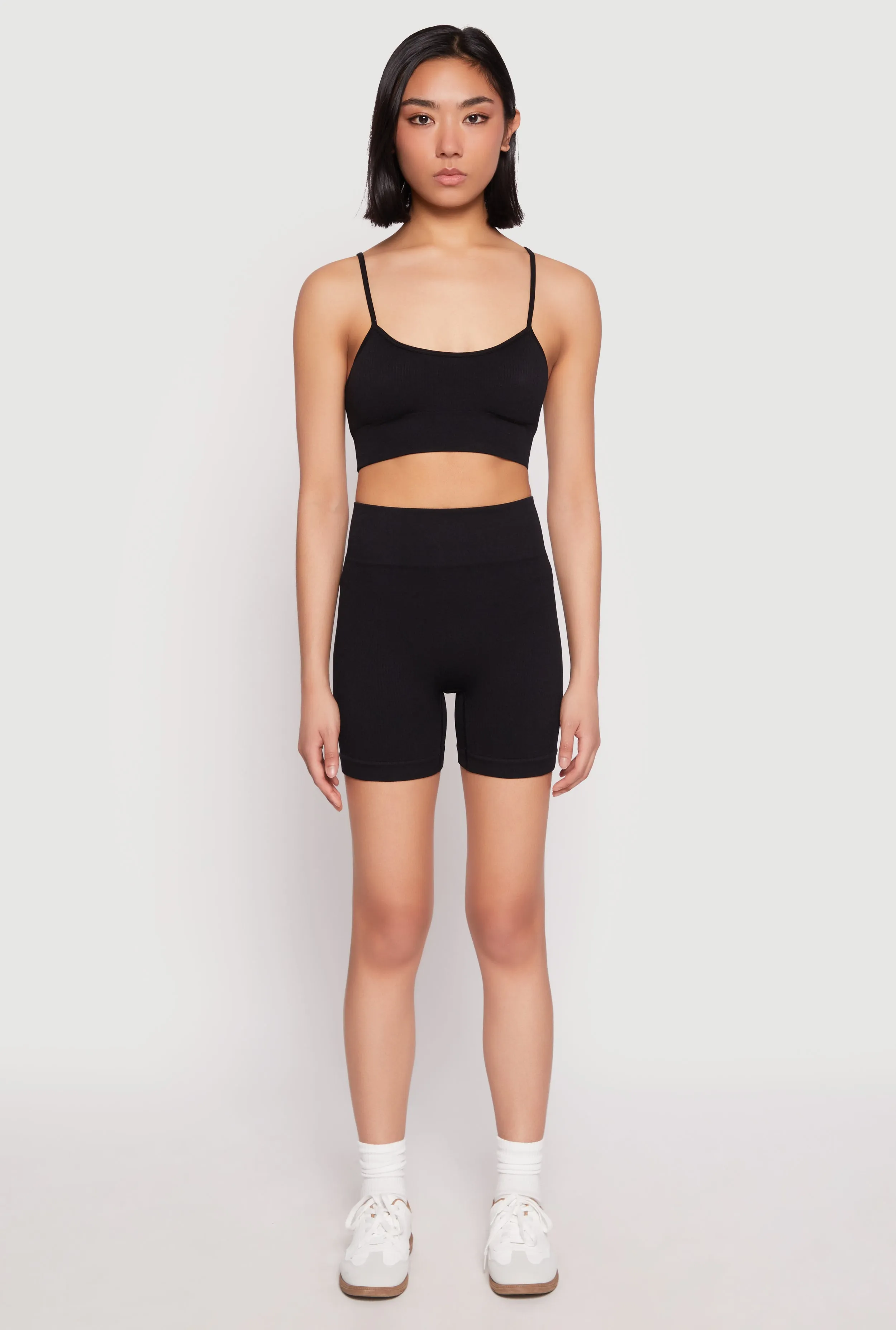 Seamless High Waist Biker Shorts sold by Rainbow