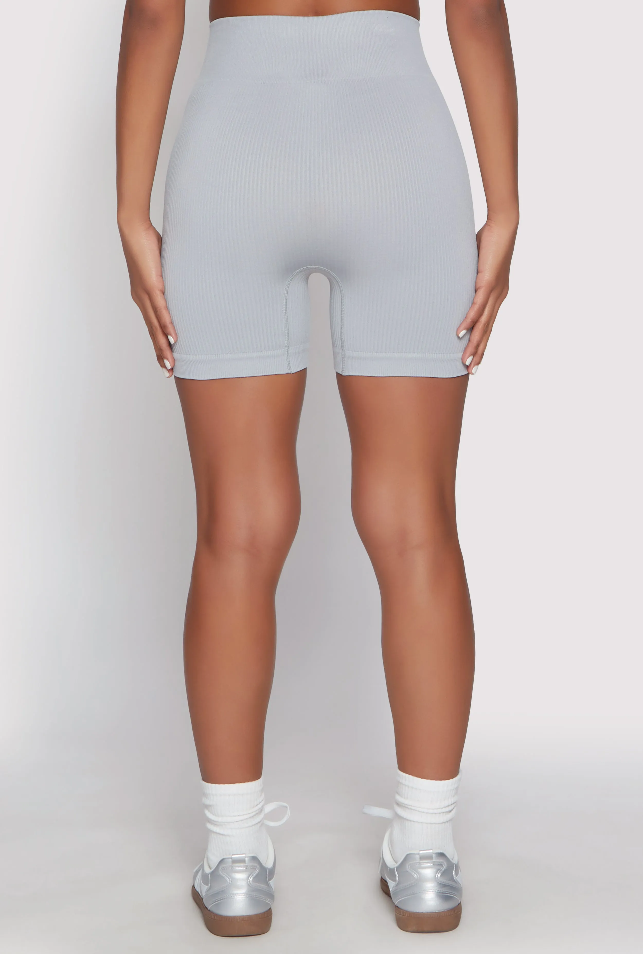 Seamless High Waist Biker Shorts sold by Rainbow product image thumbnail 5