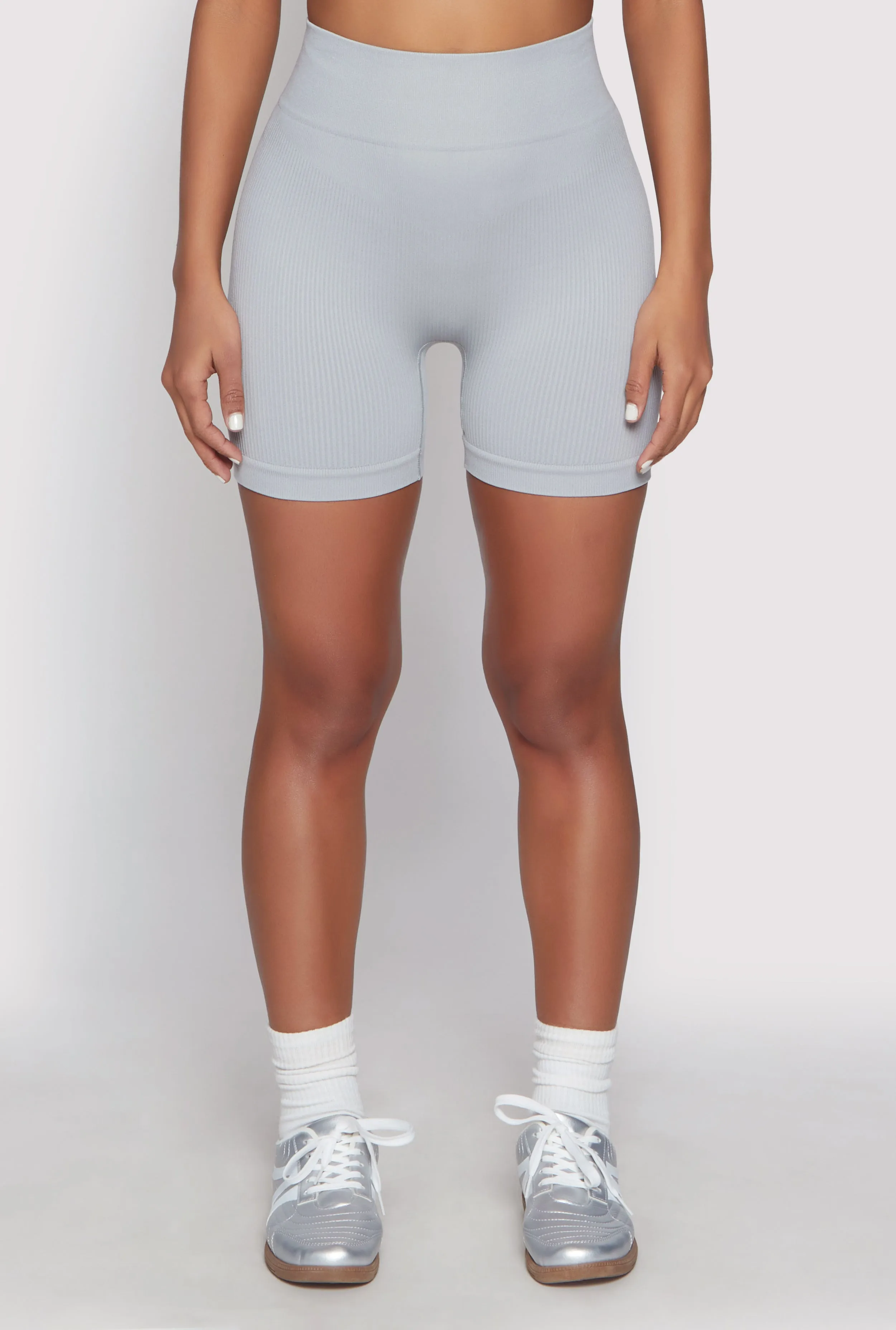 Seamless High Waist Biker Shorts sold by Rainbow product image thumbnail 3