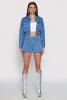 Haute Monde Cargo Pocket Cropped Jean Jacket sold by Rainbow