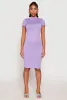 Soft Knit Mock Neck Dress sold by Rainbow