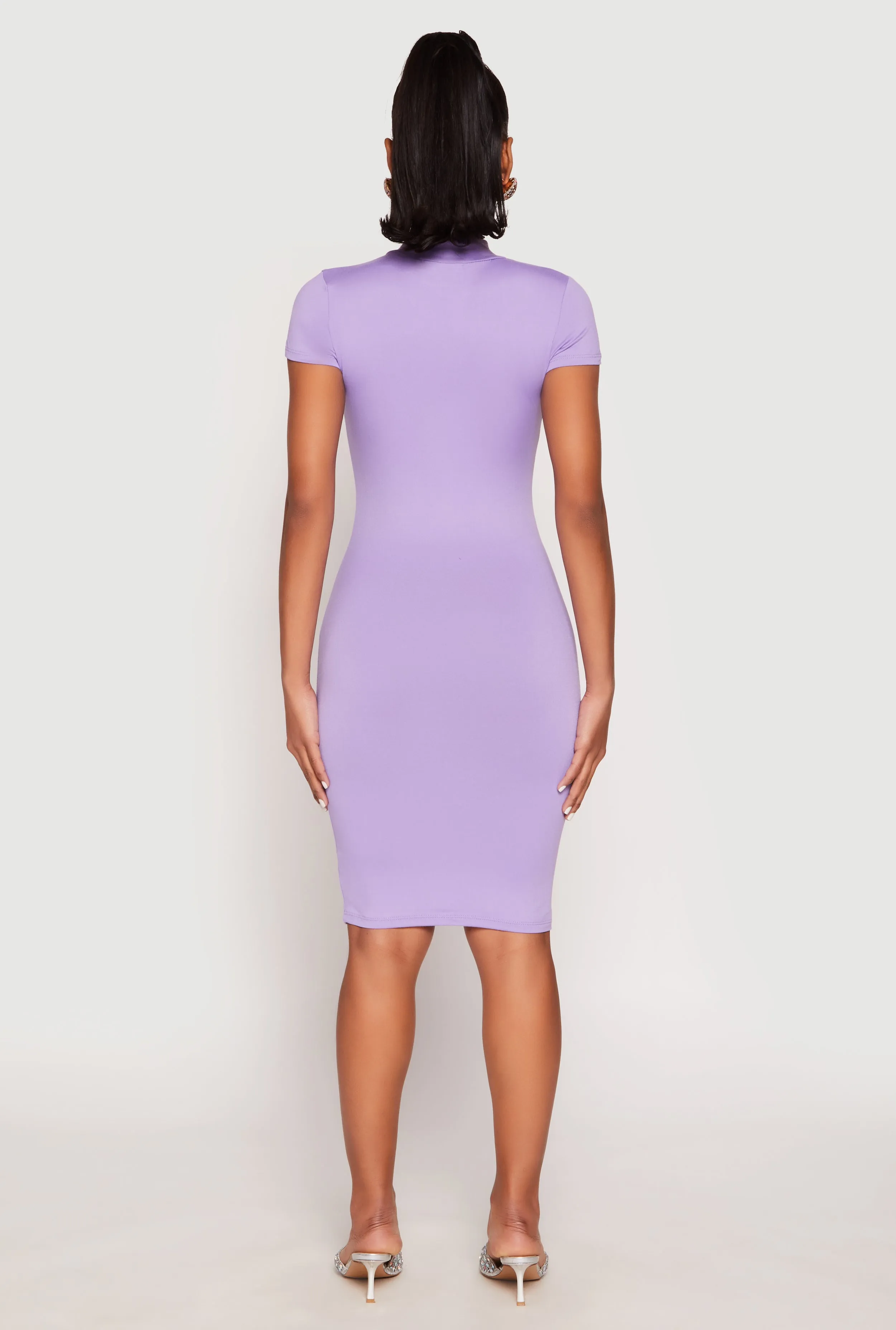 Soft Knit Mock Neck Dress sold by Rainbow product image thumbnail 3