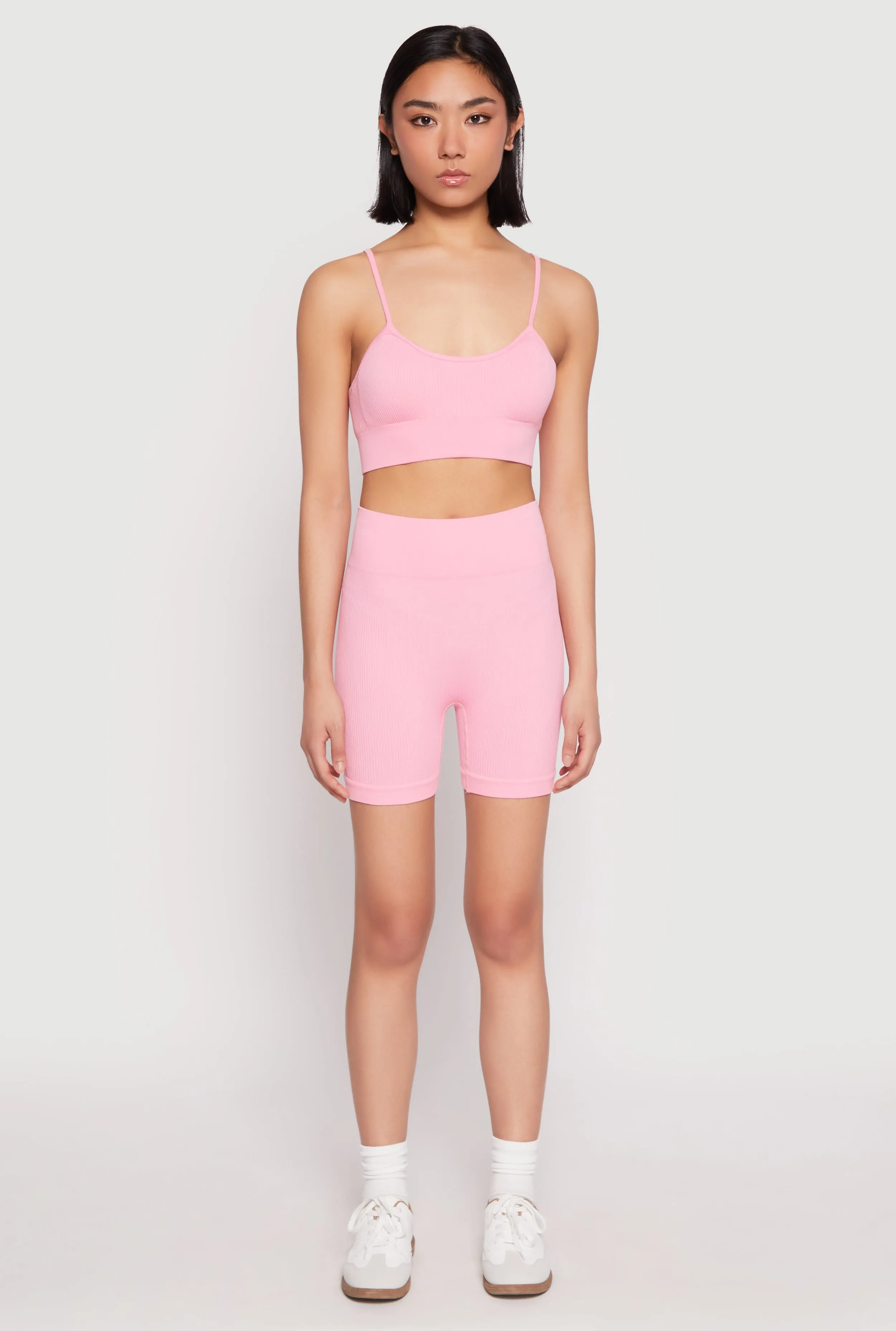 Seamless High Waist Biker Shorts sold by Rainbow