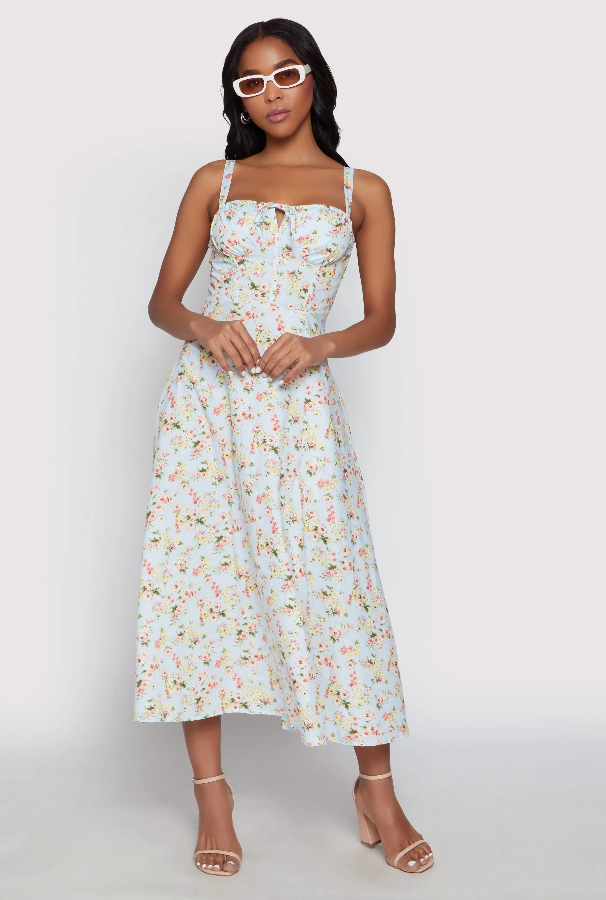 Floral Bustier Midi Dress sold by Rainbow product image thumbnail 2