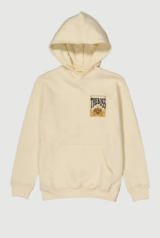 Boys The Boss Graphic Hooded Sweatshirt sold by Rainbow