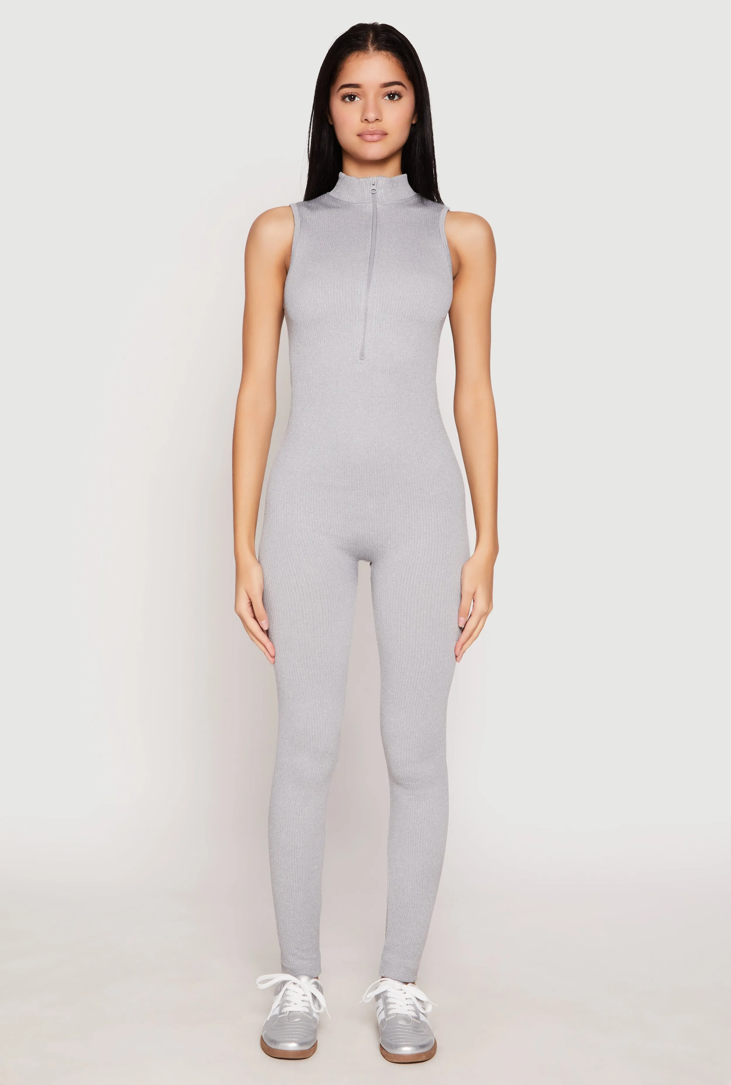 Quarter Zip Sleeveless Catsuit sold by Rainbow