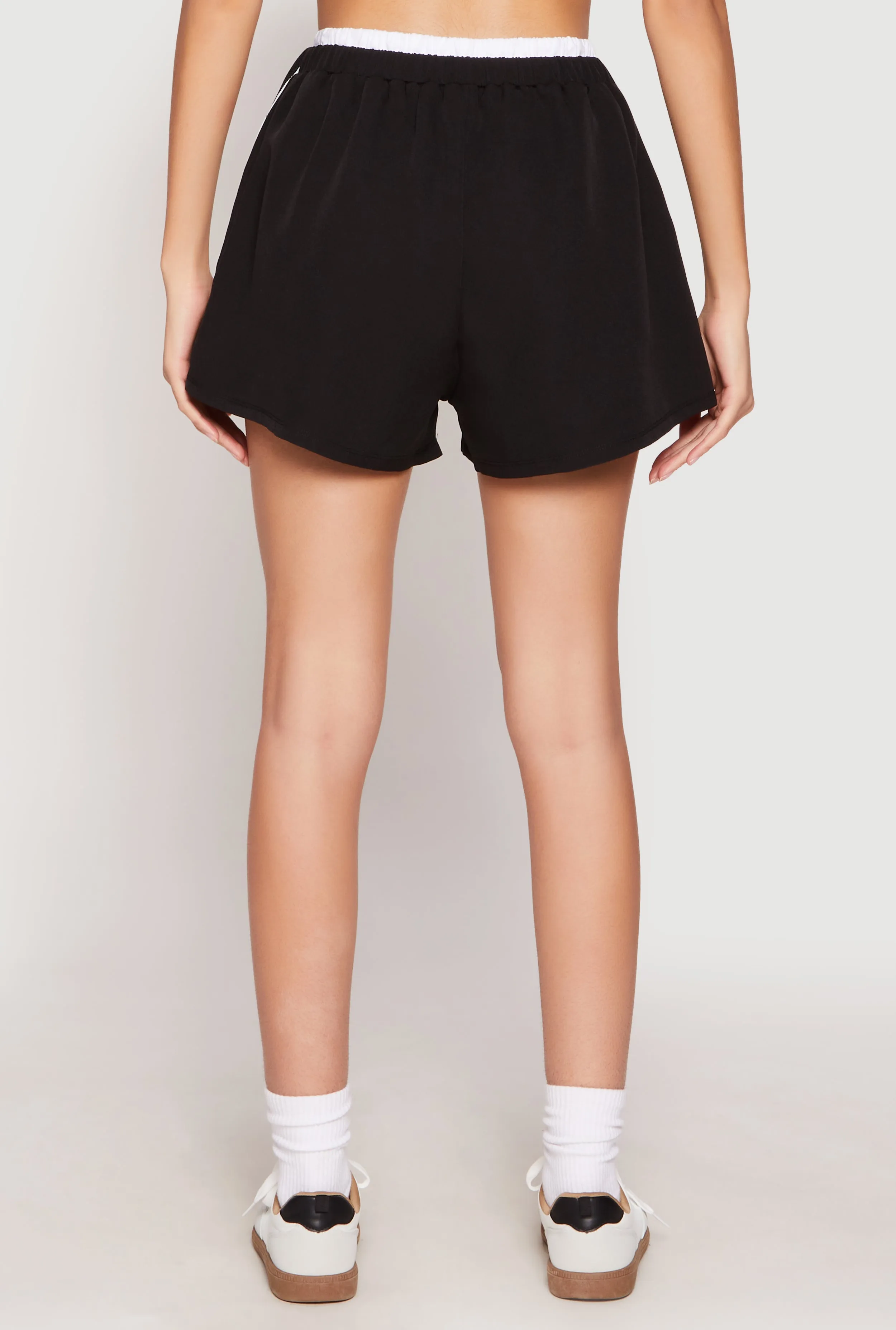 Contrast Waistband Side Stripe Shorts sold by Rainbow product image thumbnail 3