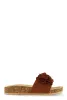 Flower Petal Band Platform Slide Sandals sold by Rainbow