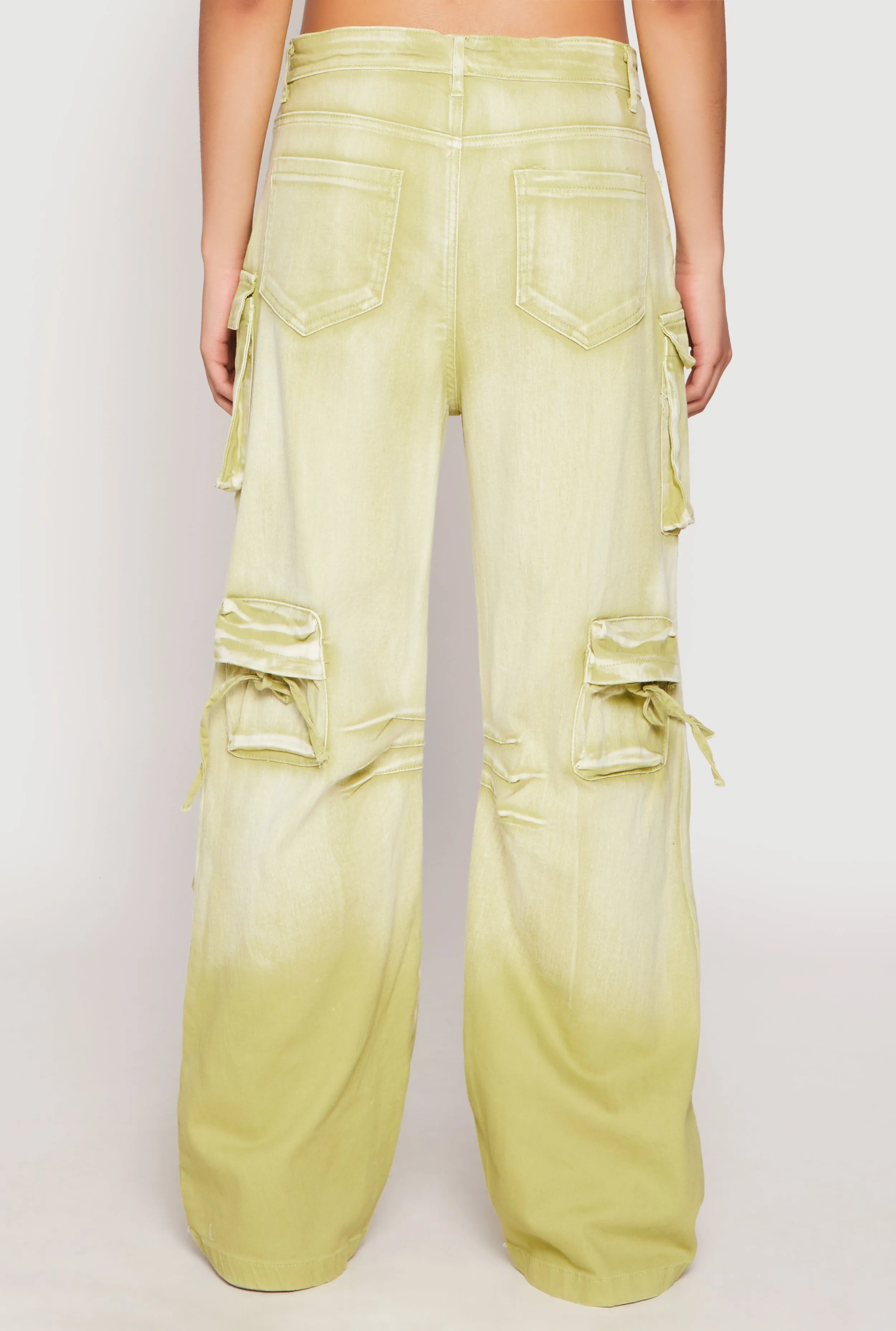 Daisy Mineral Wash Cargo Baggy Jeans sold by Rainbow product image thumbnail 5