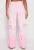 Daisy Mineral Wash Cargo Baggy Jeans sold by Rainbow