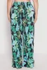 Plus Size Almost Famous Tropical Plisse Palazzo Pants sold by Rainbow