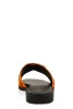 Metallic Pendant Square Toe Slide Sandals sold by Rainbow