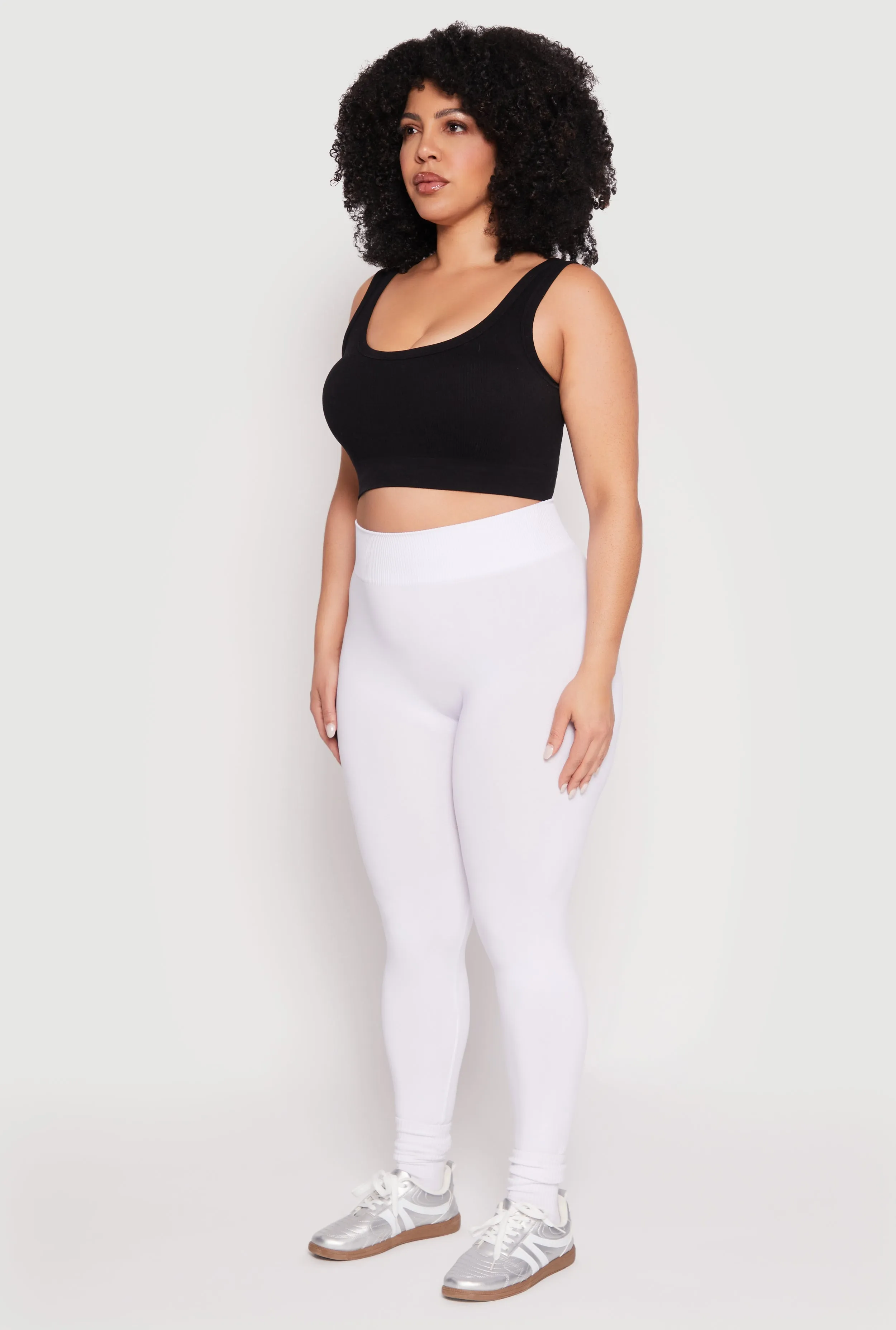 Plus Size Seamless High Waisted Leggings sold by Rainbow product image thumbnail 3