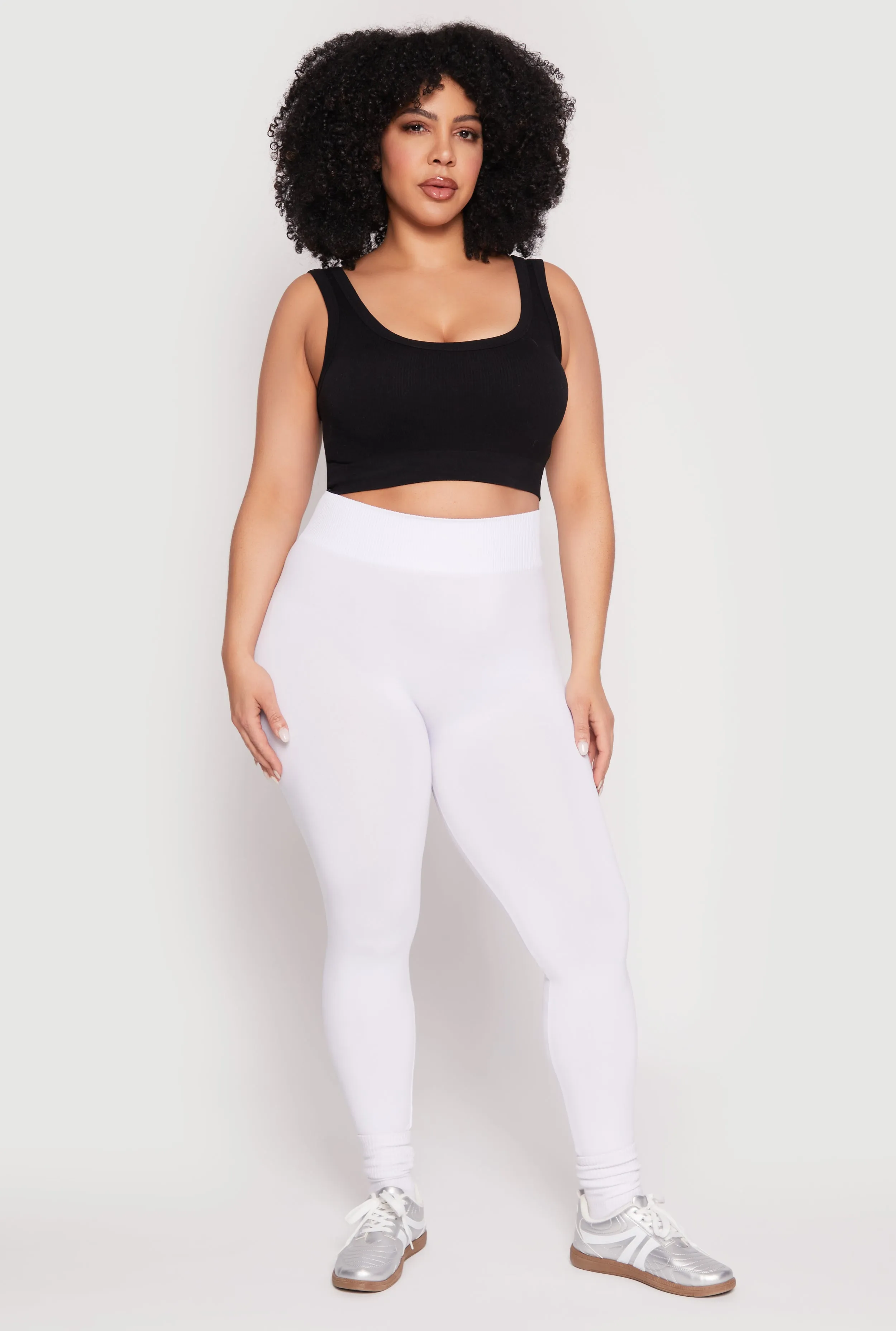 Plus Size Seamless High Waisted Leggings sold by Rainbow product image thumbnail 2