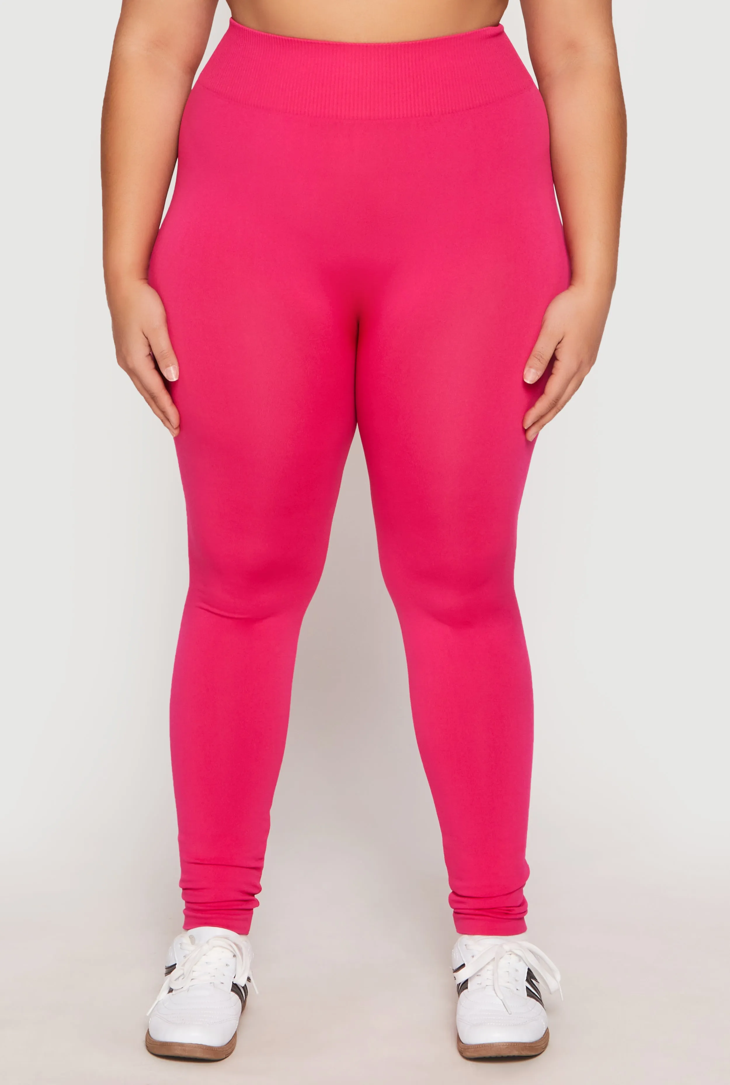Plus Size Seamless High Waisted Leggings sold by Rainbow product image thumbnail 5