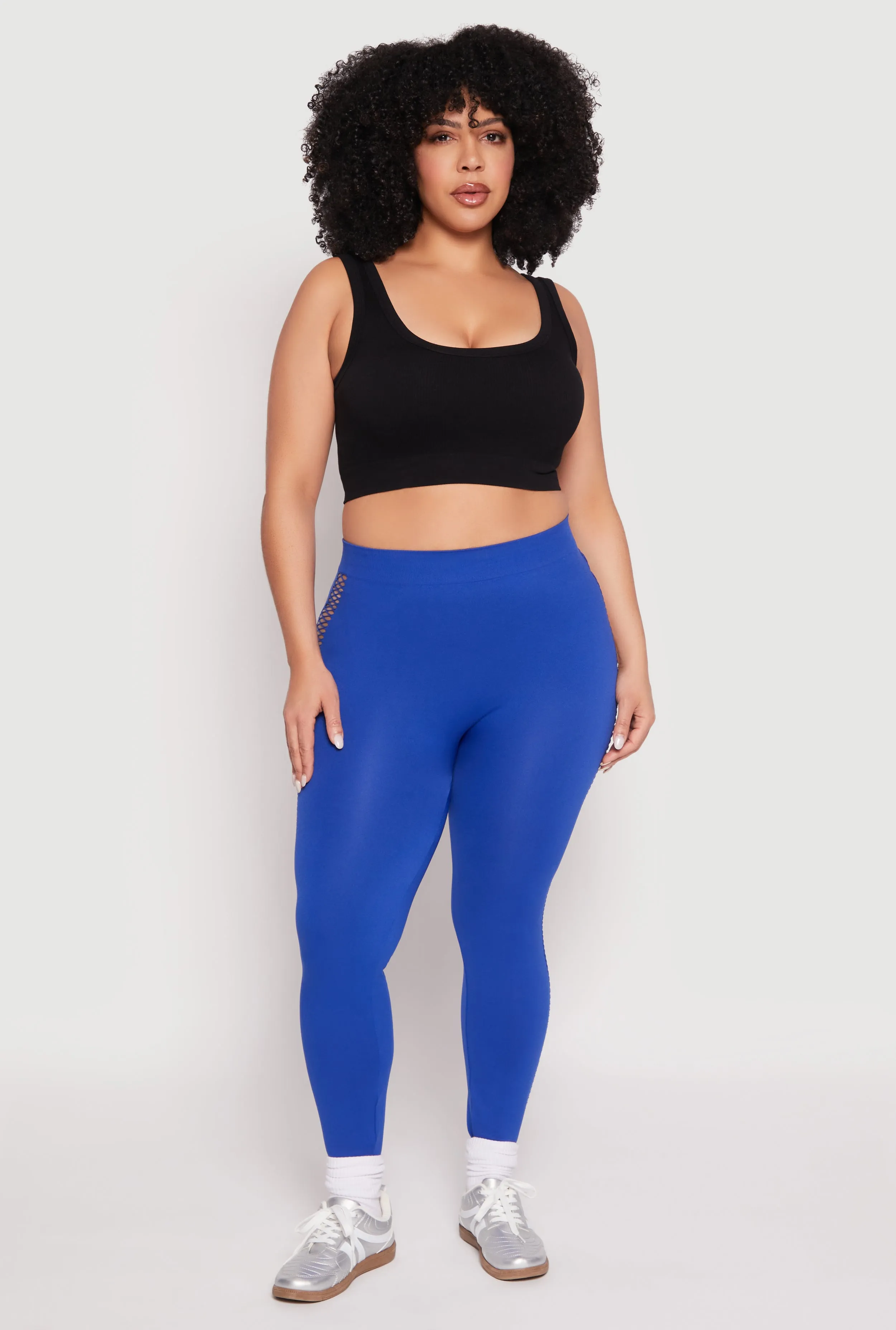 Plus Size Seamless Cut Out Side Leggings sold by Rainbow product image thumbnail 2