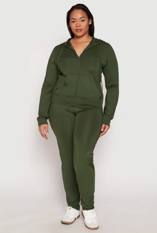 Plus Size Daisy Drawstring Waist Joggers sold by Rainbow