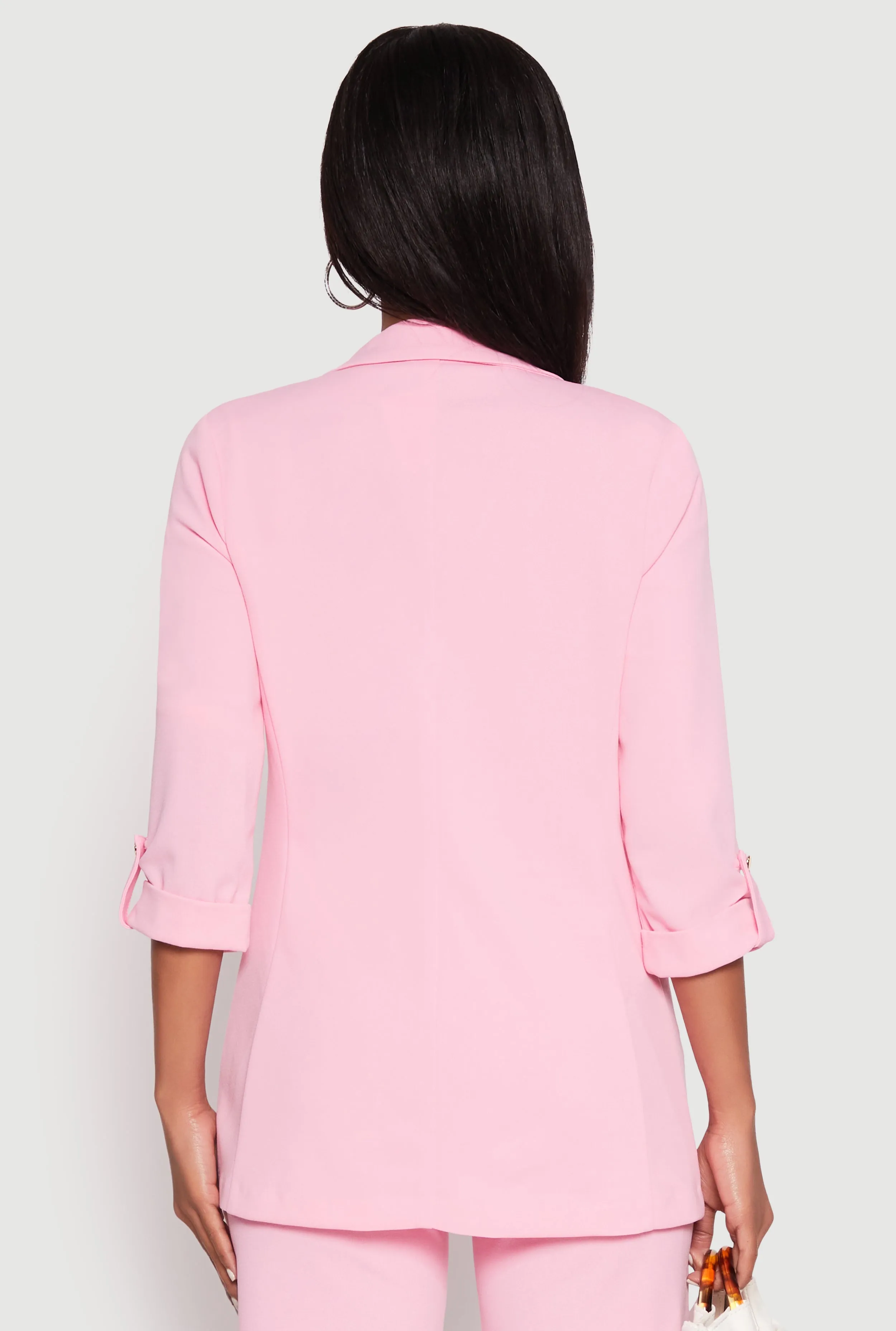 Crepe Knit Open Front Blazer sold by Rainbow product image thumbnail 5