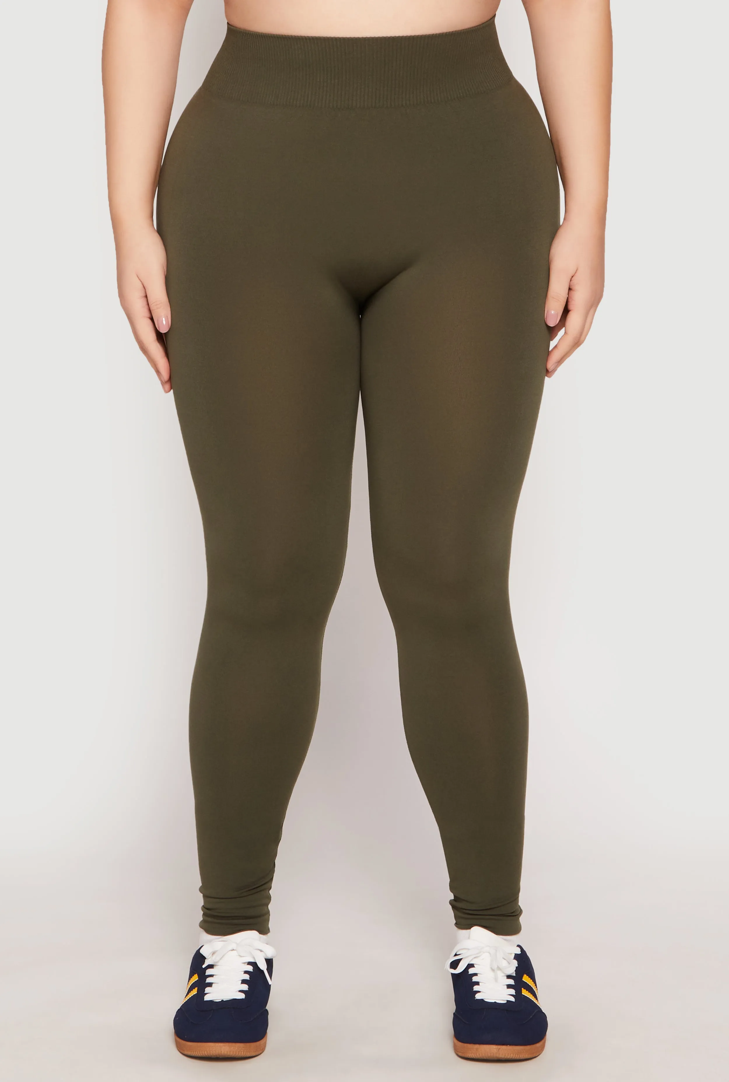 Plus Size Seamless High Waisted Leggings sold by Rainbow product image thumbnail 5
