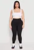 Plus Size Side Laser Cut Seamless Leggings sold by Rainbow