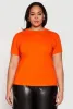Plus Size Short Sleeve Crew Neck T Shirt sold by Rainbow
