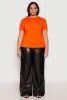 Plus Size Short Sleeve Crew Neck T Shirt sold by Rainbow
