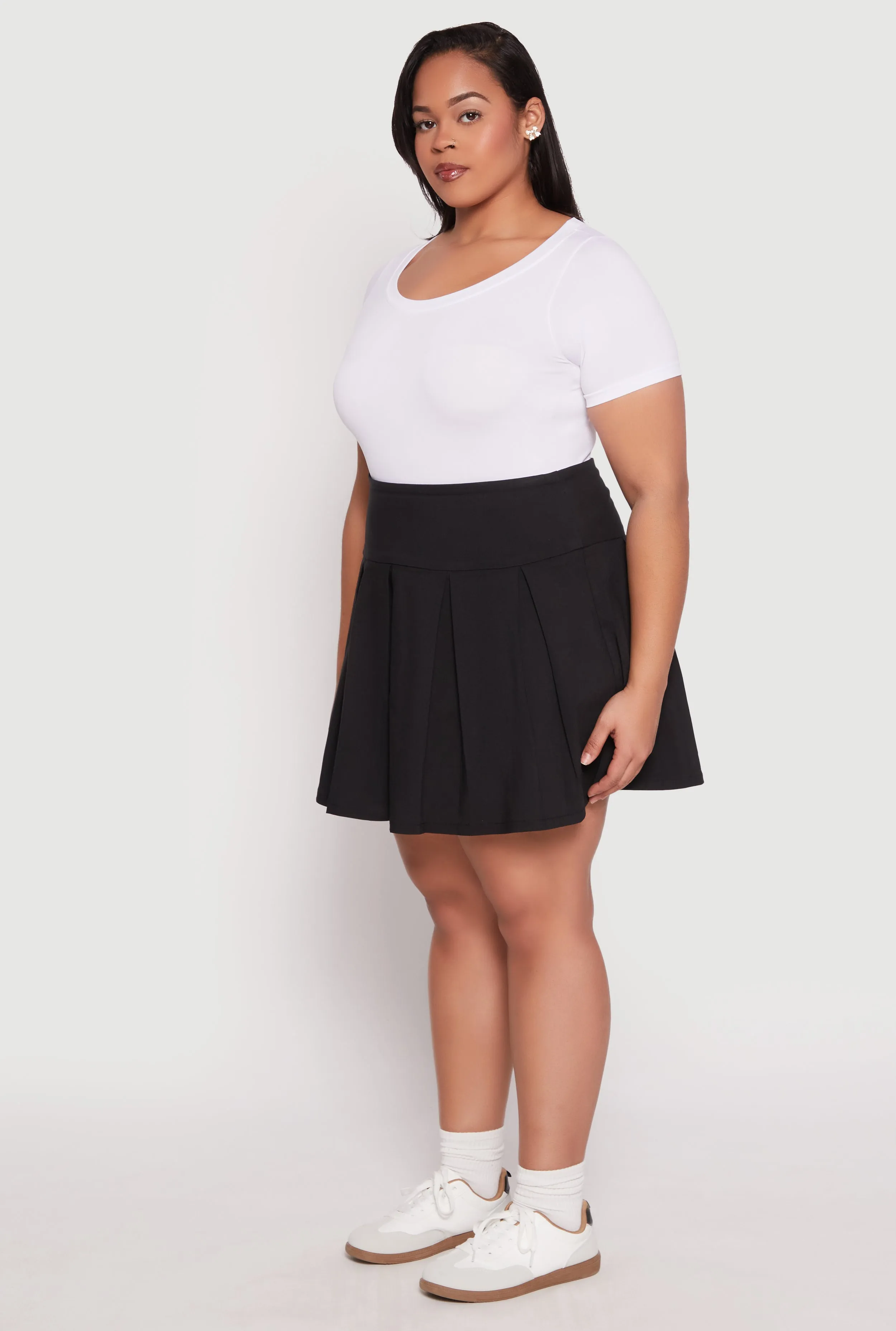 Plus Size Pleated Skirt sold by Rainbow product image thumbnail 2