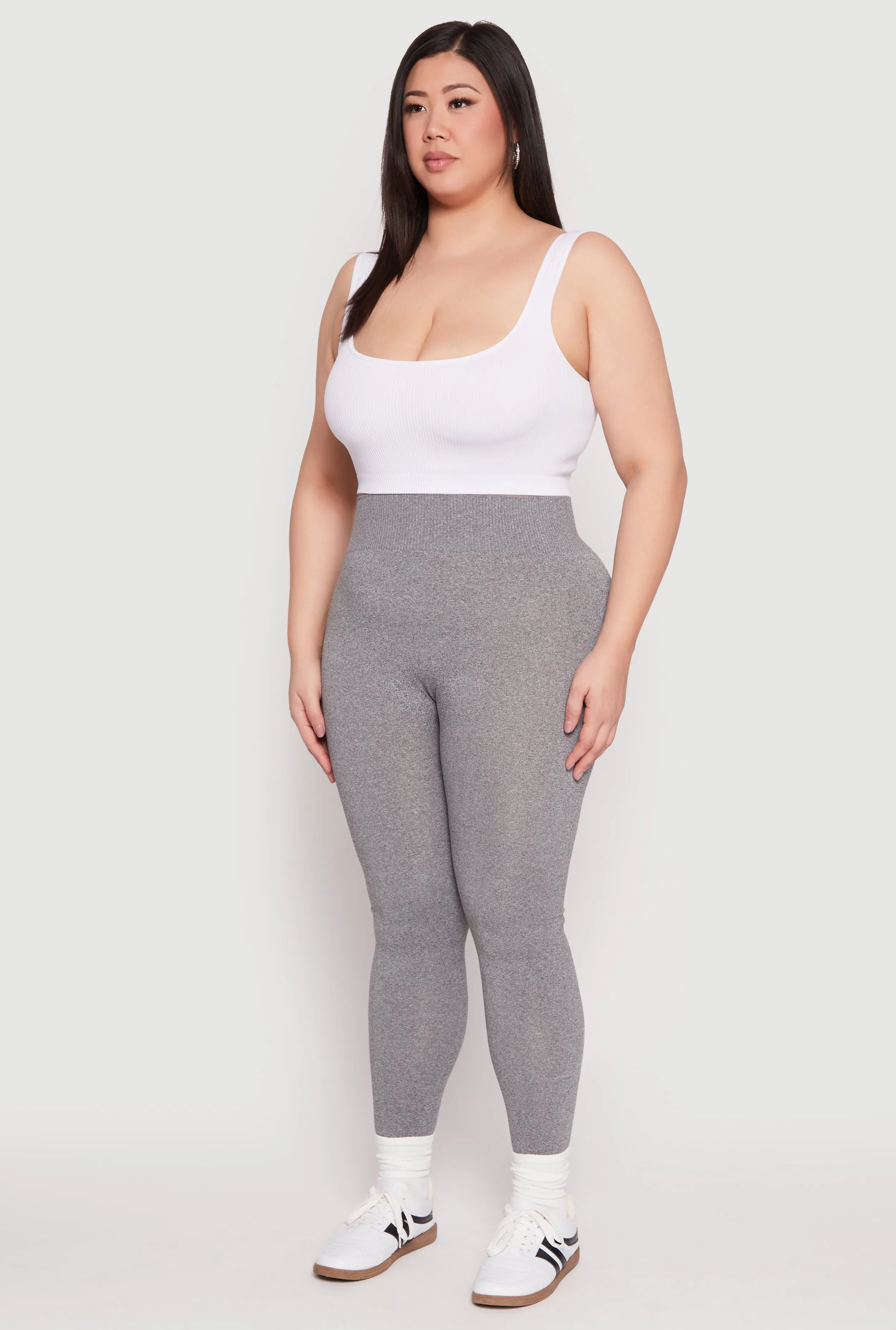 Plus Size Seamless High Waisted Leggings sold by Rainbow product image thumbnail 3