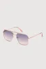 Geometric Lens Aviator Sunglasses sold by Rainbow