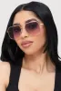 Geometric Lens Aviator Sunglasses sold by Rainbow