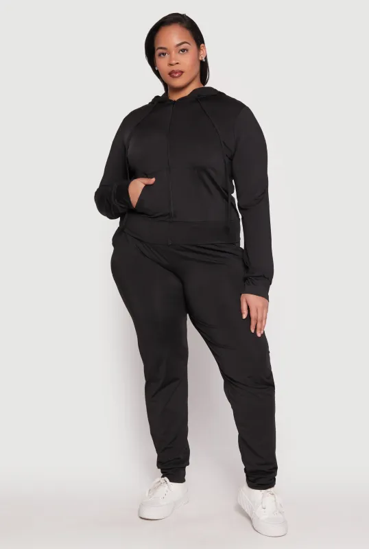 Plus Size Daisy Drawstring Waist Joggers sold by Rainbow