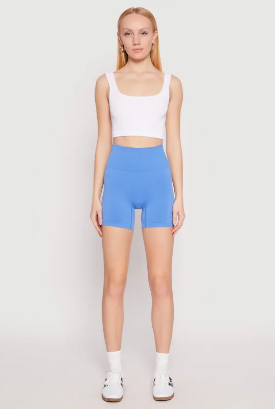 Seamless High Waisted Biker Shorts sold by Rainbow