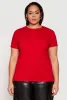 Plus Size Short Sleeve Crew Neck T Shirt sold by Rainbow