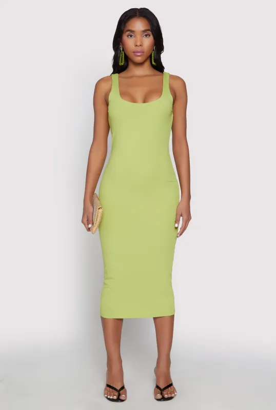 Haute Monde Ribbed Knit Tank Dress sold by Rainbow