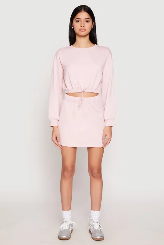 Almost Famous Fleece Mini Skirt sold by Rainbow