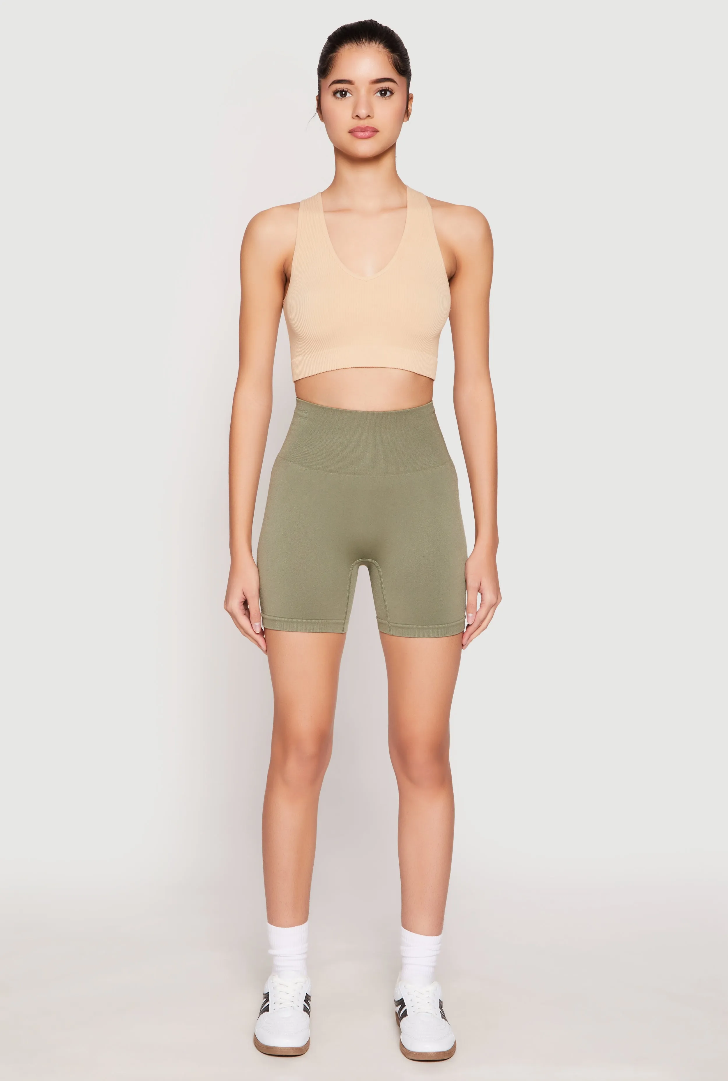 Seamless High Waisted Biker Shorts sold by Rainbow