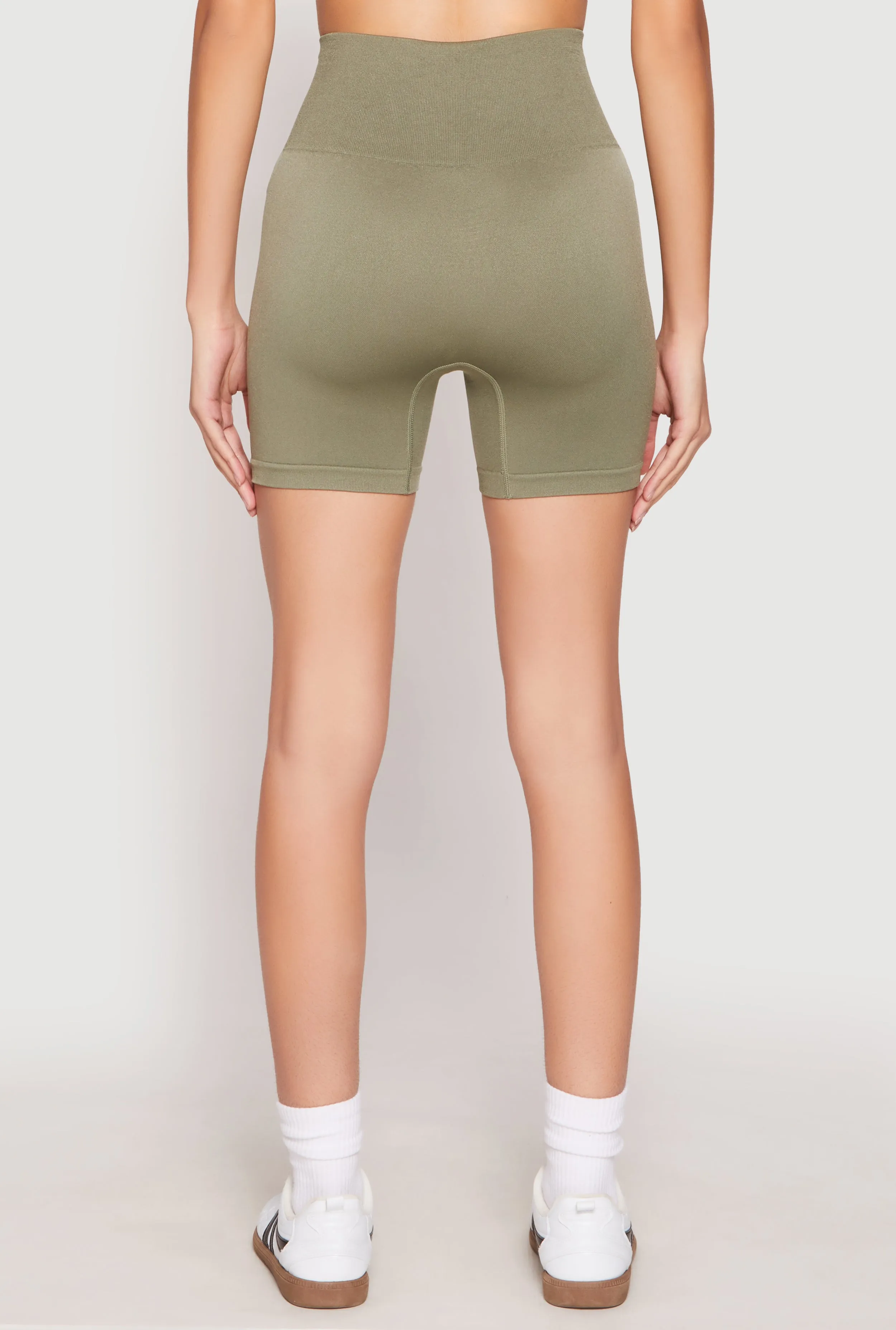 Seamless High Waisted Biker Shorts sold by Rainbow product image thumbnail 5
