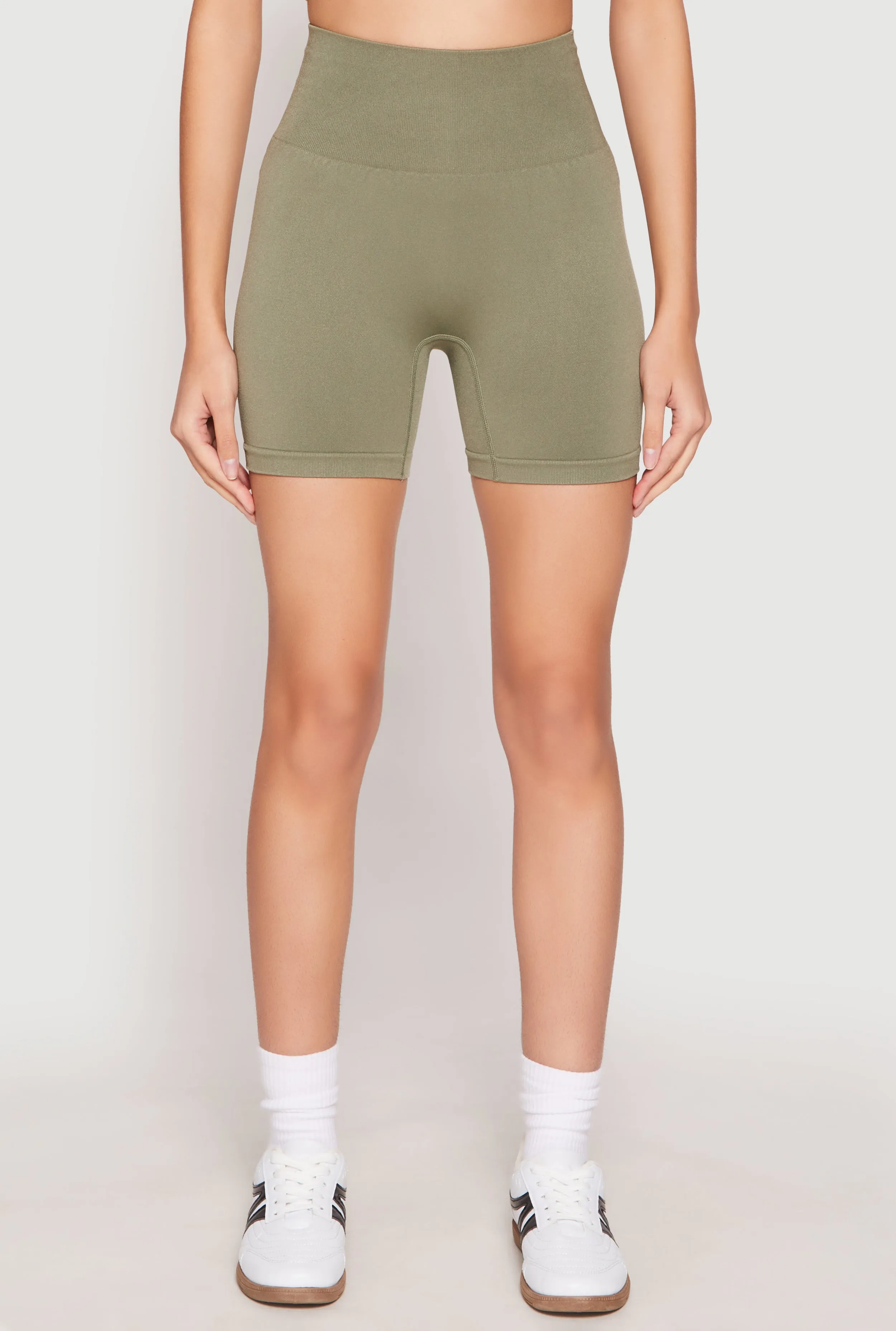 Seamless High Waisted Biker Shorts sold by Rainbow product image thumbnail 3