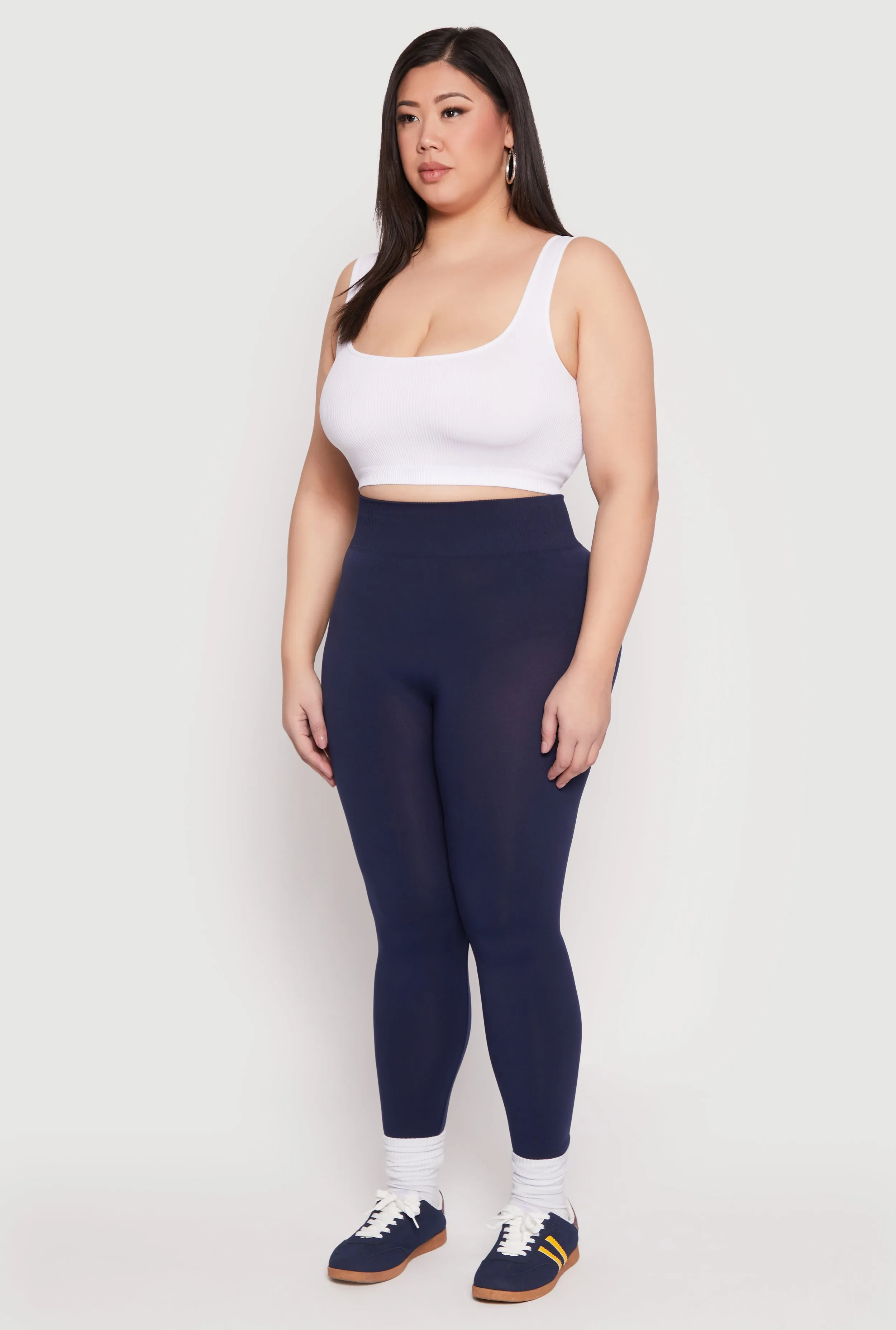 Plus Size Seamless High Waisted Leggings sold by Rainbow product image thumbnail 3