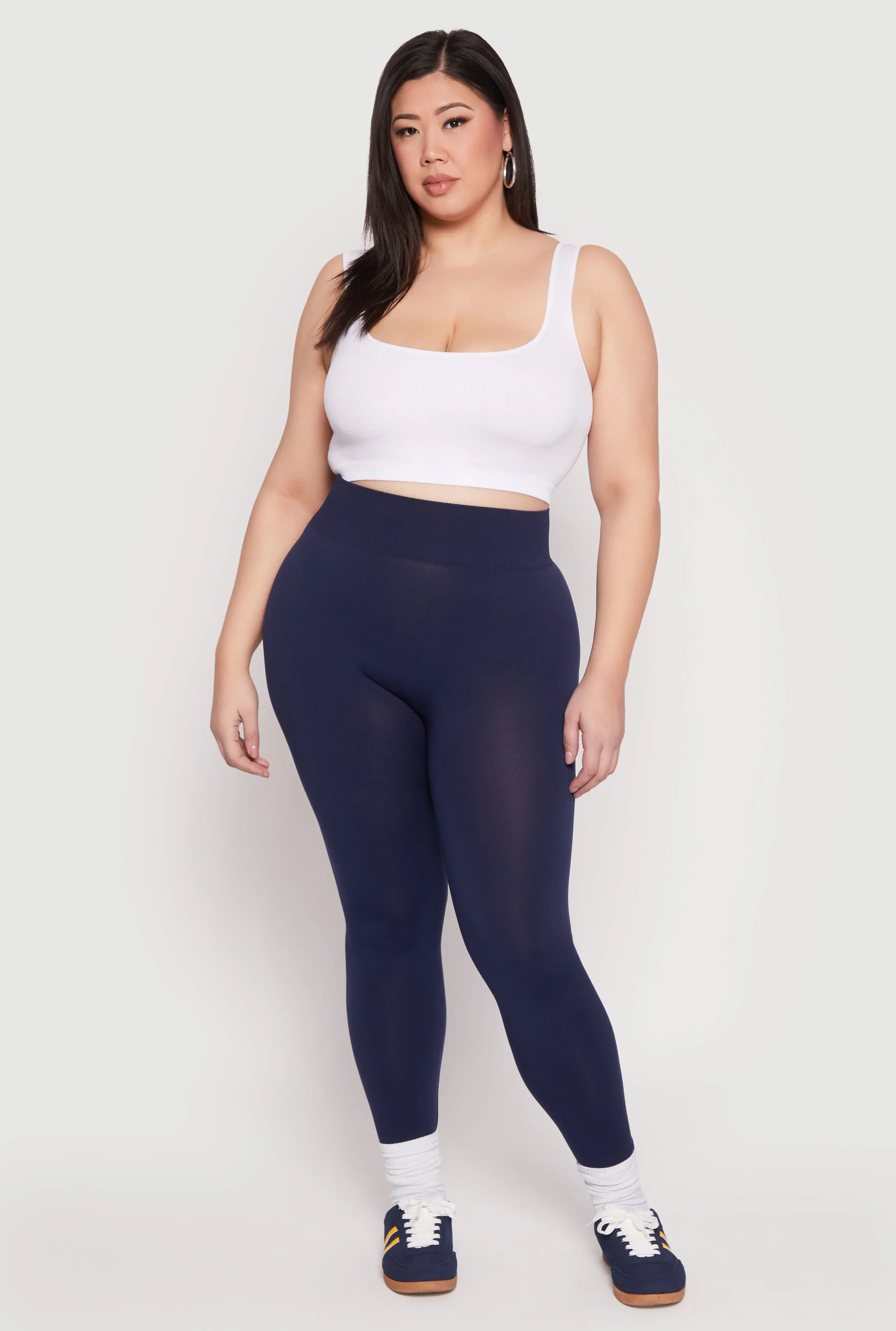 Plus Size Seamless High Waisted Leggings sold by Rainbow product image thumbnail 2