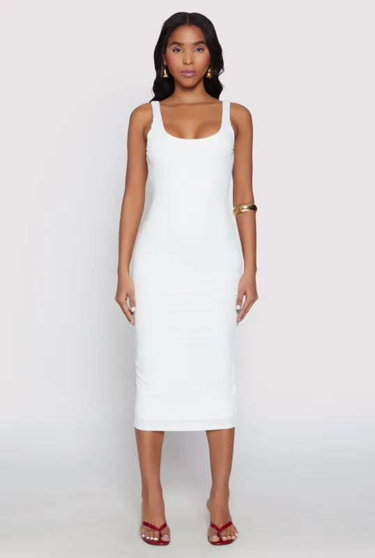 Haute Monde Ribbed Knit Tank Dress sold by Rainbow