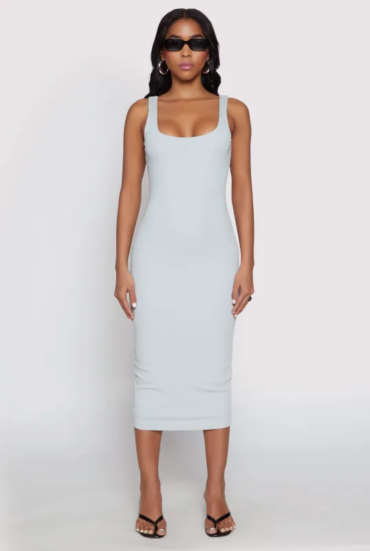 Haute Monde Ribbed Knit Tank Dress sold by Rainbow