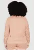 Plus Size 08 Varsity Stripe Track Jacket sold by Rainbow